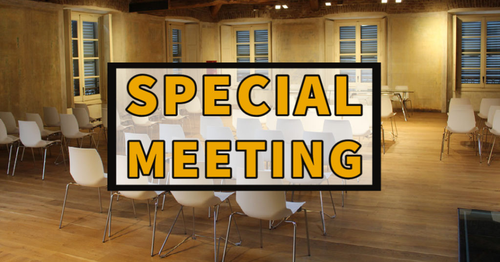 Special Meeting